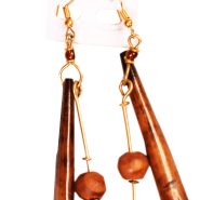 African Cowrie Shell Earrings