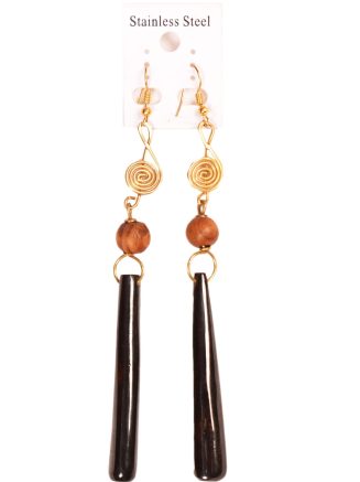 Stone earrings