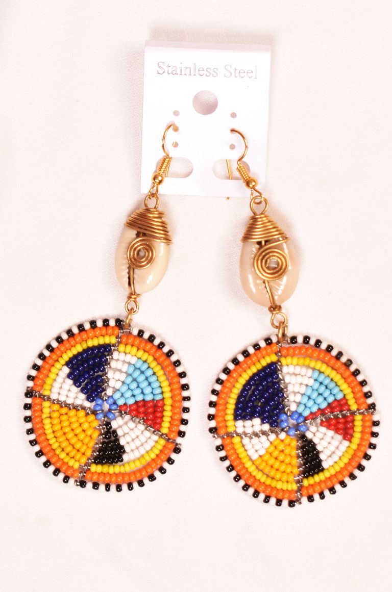 Maasai Beaded Earrings – 10pairs