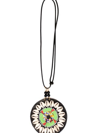 Cowrie Shell Spiral Necklace