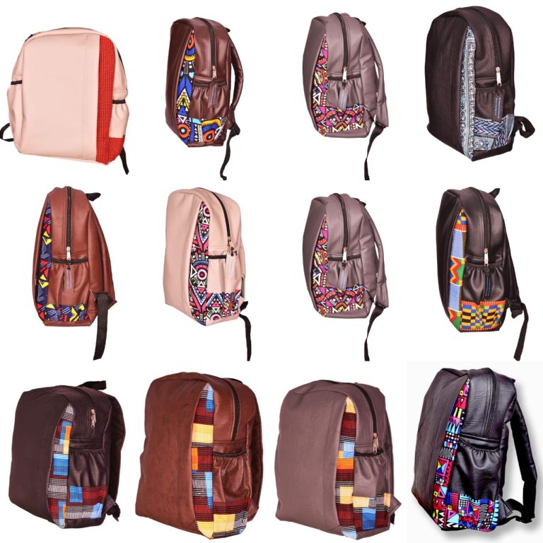 Leather Backpacks in a Wholesale Set of 12.