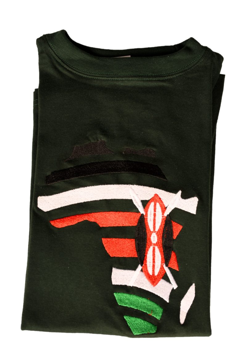 Wholesale Kenyan Flag Print T-Shirts – 10pcs
