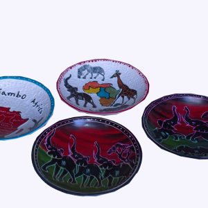 12-inches Circle African Soapstone Plates