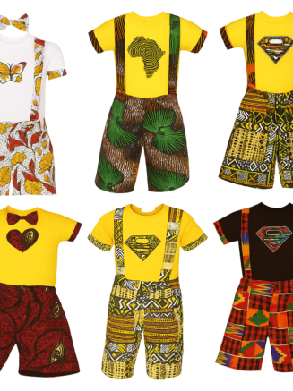 Kitenge Kids Fashion Set
