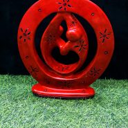 Two Souls Holding Hands Soapstone Sculpture
