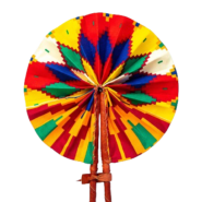 Wholesale African Print Folding Hand Fans (11)