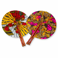 Wholesale African Print Folding Hand Fans
