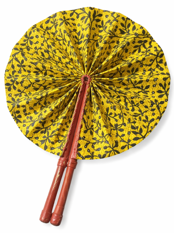 Wholesale African Print Folding Hand Fans (2) Wholesale African Print Folding Hand Fans (2)