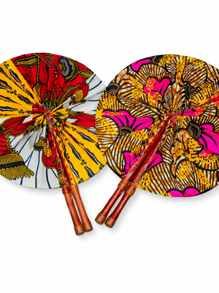 Wholesale African Print Folding Hand Fans Wholesale African Print Folding Hand Fans