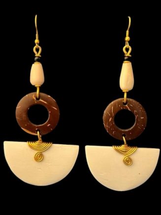 Teardrop Bone Earrings
