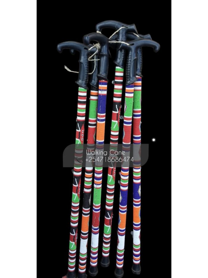 6 Beaded Walking Canes