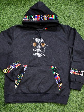African Print Hoodie