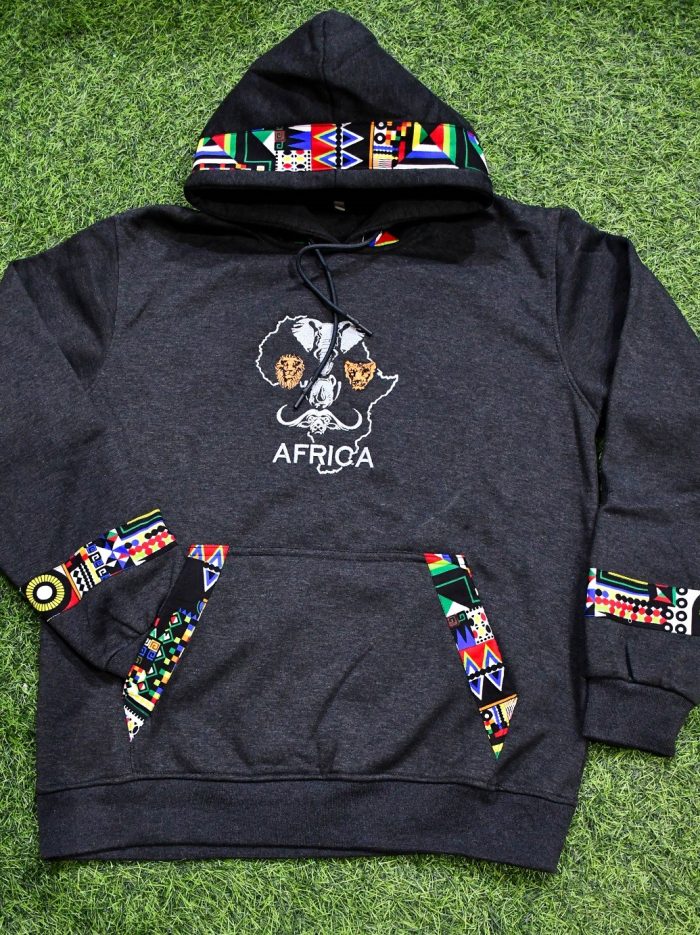 African Print Hoodie