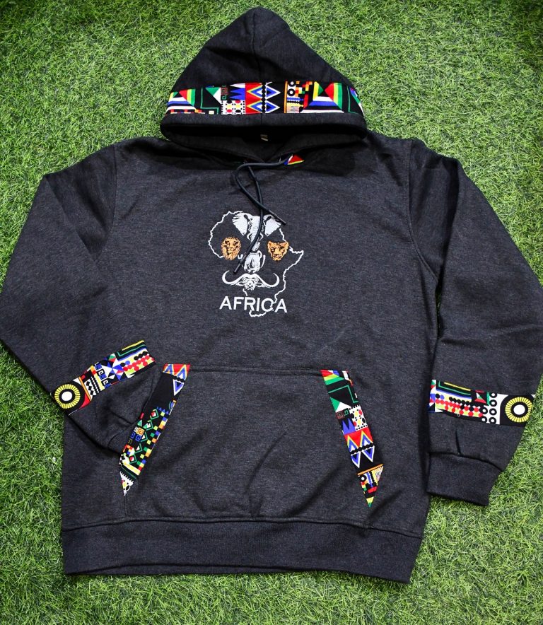 African Print Hoodie – 10pcs