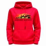 Hakuna Matata Classic Hoodie Red