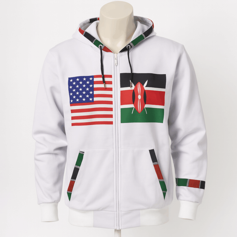 Wholesale Kenya-America Hoodies – 10pcs