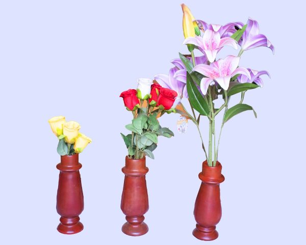 Soapstone flower stem vases