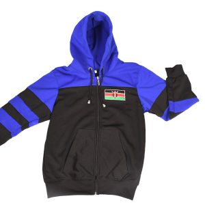 Black-Blue Mix-Matched Hoodie