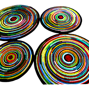 Rainbow Harmony Table Mats