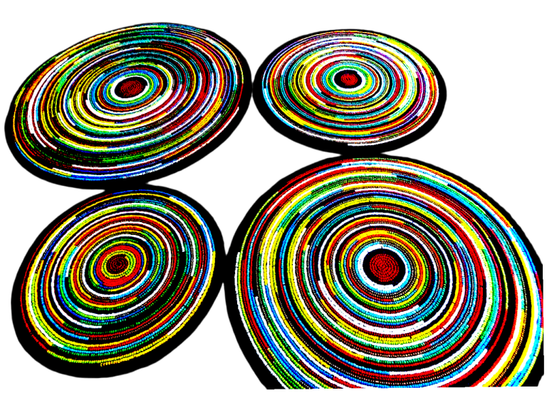 Rainbow Harmony Table Mats Set-4