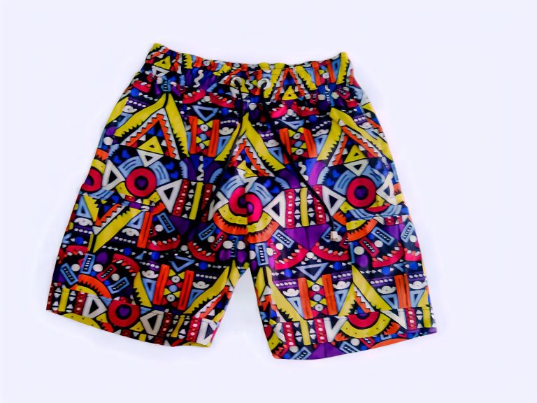 Children African print Shorts – 10pcs