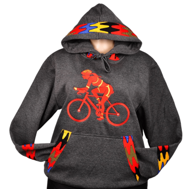 Wholesale African Print Cyclist Hoodies