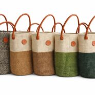 Handwoven Sisal Tote Basket