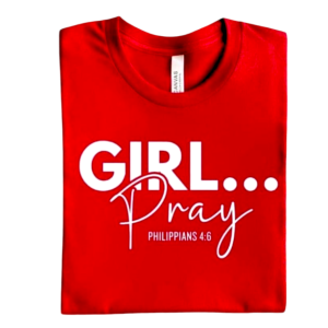 Girl Pray Printed T-Shirts