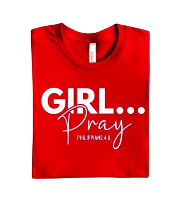 Girl Pray Printed T-Shirts