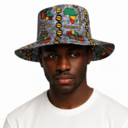 African Print Bucket Hats