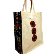 African Jute Tote Bags