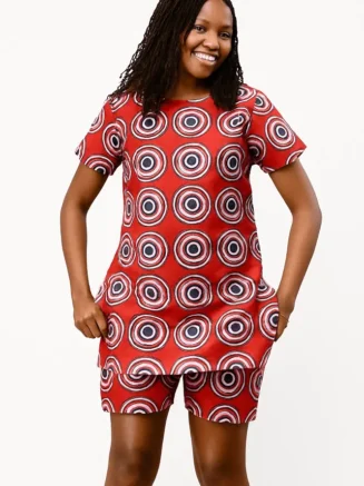 African Print Two-Piece Set