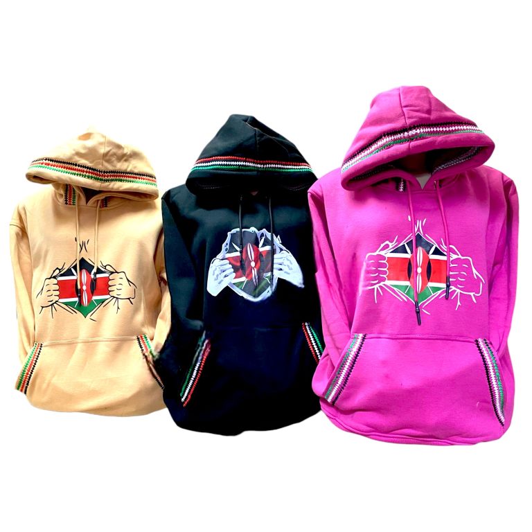 Kenyan Flag Hoodies – 10pcs
