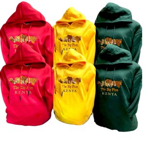 Wholesale Big Five Kenya Embroidered Hoodies