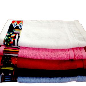 African-Inspired Face Towels