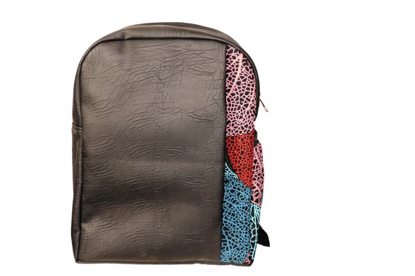 Custom African print leather backpacks in bulk