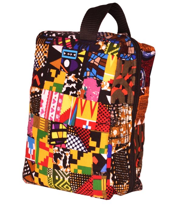 African Print Picnic Handbag