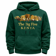 The Big Five Kenya Hoodie Green