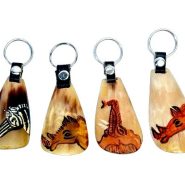 African Horn Keychains