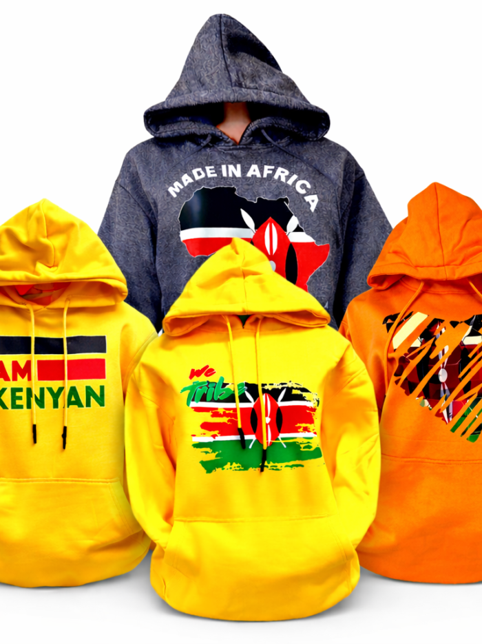 Wholesale Kenyan & African-Themed Hoodies Kenya and Africa Themed Hoodies