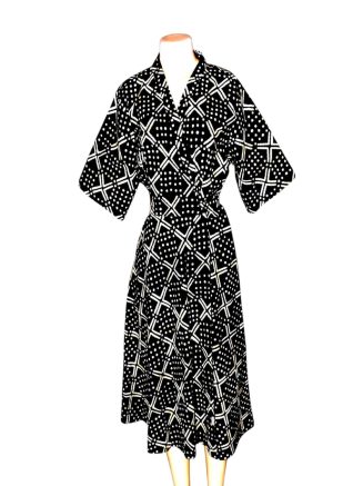 African Print Wrap Dress
