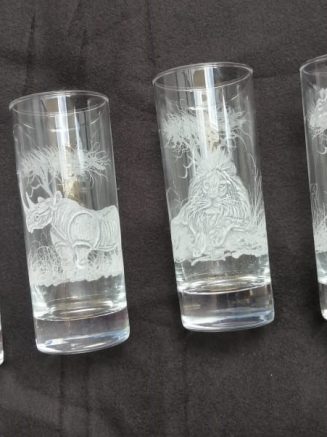 Engraved Water Glasses