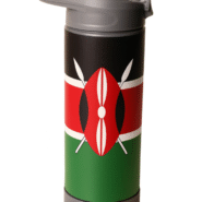 Custom Kenya Flag Water Bottle