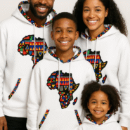 Family Matching African Hoodies