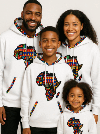Family Matching African Hoodies