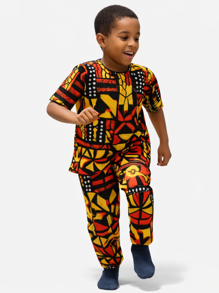 African Kids Wear Full Kitenge