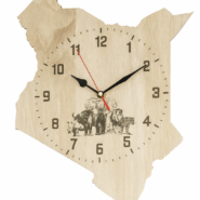Engraved Wooden Clock