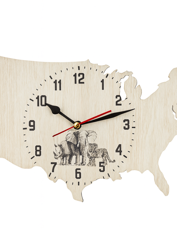 Custom Map Clock