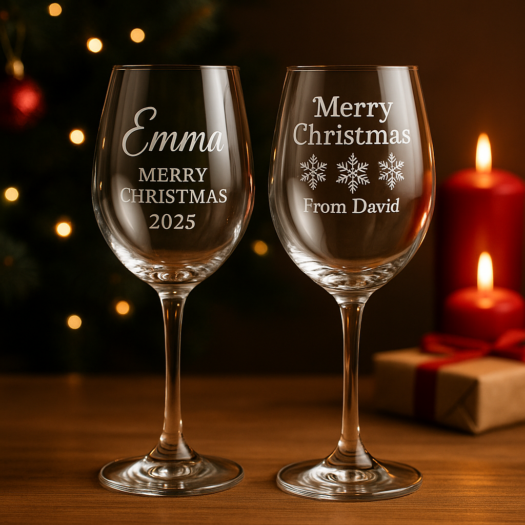 custom-engraved Make Christmas Special with Custom Engraved Glasses