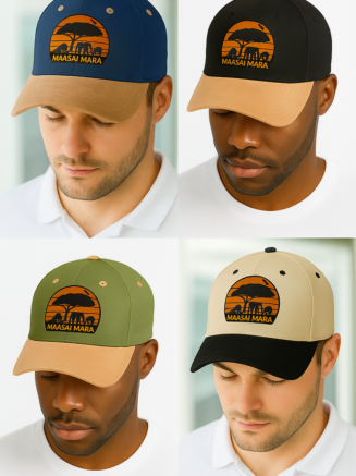 Maasai Mara Embroidered Caps